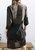 Junior Womens Black Sheer Chiffon Long Tunic Blouse Dress Shirt