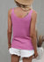 Knit Scoop Neck Tank Top