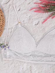 Lace Trim Strappy Bralette