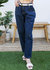 Loose High Waist Denim Trousers