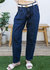 Loose High Waist Denim Trousers