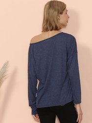 Lux Boatneck Long Sleeve Top