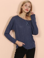 Lux Boatneck Long Sleeve Top