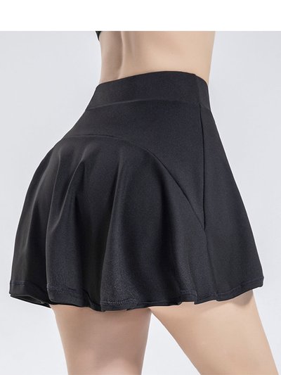 Anna-Kaci Mini Ruffled Flounce Lined Circle Tennis Skirt product