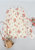Multi-Floral Pattern Bishop Sleeve Blouse - Beige