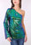One Shoulder Long Sleeve Sequin Party Top