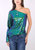 One Shoulder Long Sleeve Sequin Party Top