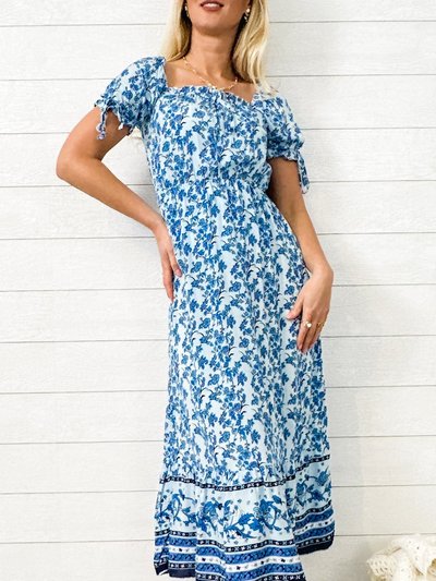 Anna-Kaci Puff Sleeve Boho Print Dress product