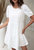 Puff Sleeve Tiered Shift Dress