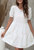 Puff Sleeve Tiered Shift Dress