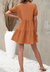 Puff Sleeve Tiered Shift Dress