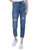 Ripped Boyfriend Jeans Cute Distressed Skinny - Dark Denim(Ripped)