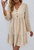 Ruffle Hem Long Sleeve Dress