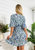 Ruffle Sleeve Floral Tiered Dress