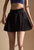 Ruffled Sides Elastic Waistband Active Skirt