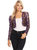 Sequin Bedazzled Bolero - Purple