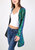 Sequin Open Front Cocktail Outerwear Jacket