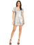 Sequin Shift Tunic T-Shirt Mini Dress - Silver