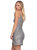 Sequin Sleeveless Split Mini Dress