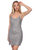 Sequin Sleeveless Split Mini Dress