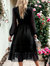 Shirred Swiss Dot Sheer Tiered Dress