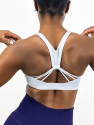 Soft Buttery V-Shape Back Straps Fitness Sports Bra