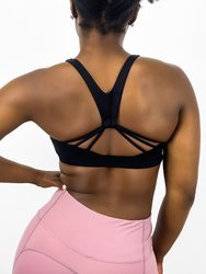 Soft Buttery V-Shape Back Straps Fitness Sports Bra