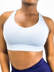 Soft Buttery V-Shape Back Straps Fitness Sports Bra