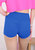 Solid Color High Waist Sports Shorts