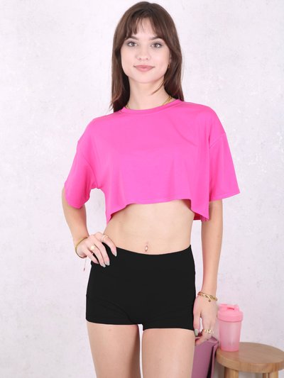 Anna-Kaci Solid Color High Waist Sports Shorts product