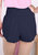 Solid Color Layered Sports Shorts