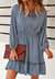 Solid Shirred Waist Dress