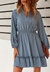 Solid Shirred Waist Dress