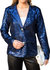 Sparkle Sequin Blazer Jacket - Navy