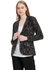 Sparkle Sequin Blazer Jacket - Black and Silver