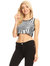 Sparkly Sequin Midriff Sleeveless Shirt