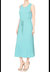Staple Slip Gown Tied Front Dress With Pockets - Seafoam