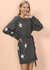 Star Pattern Sweater Dress