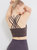 Strappy Crisscross Back Padded Wirefree Yoga Activewear Sports Bras Top For Women