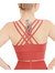 Strappy Crisscross Back Padded Wirefree Yoga Activewear Sports Bras Top For Women