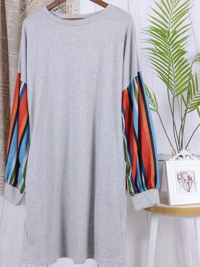 Anna-Kaci Striped Spring Sleeve Tunic Dress product