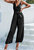 Surplice Neck Side Slit Jumpsuit