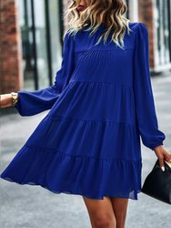 Tie Ribbon Back Shift Dress