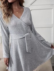 Tie Waist Wrap Dress