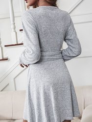 Tie Waist Wrap Dress