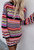 Vibrant Holiday Knit Sweater Dress