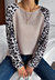 Waffle Knit Leopard Fall Sweater