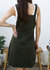Womens 90s Fashion Adjustable Strap Denim Jean Overall Dress