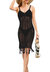 Women's Crochet Summer Swimsuit Dress Bikini Cover Up - Black