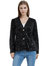 Women's Sequins Blazer Cardigan Jacket Open Front Casual Shiny Coat